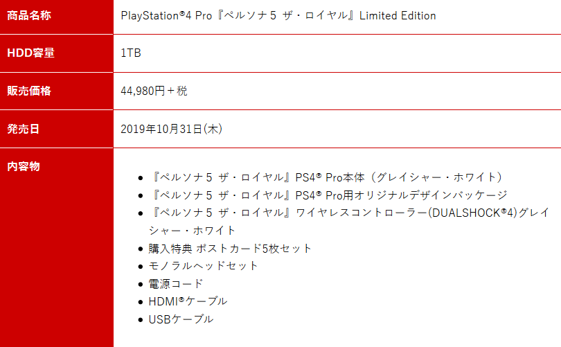 《P5R》限定版PS4正式推出 玩家还可获得明信片