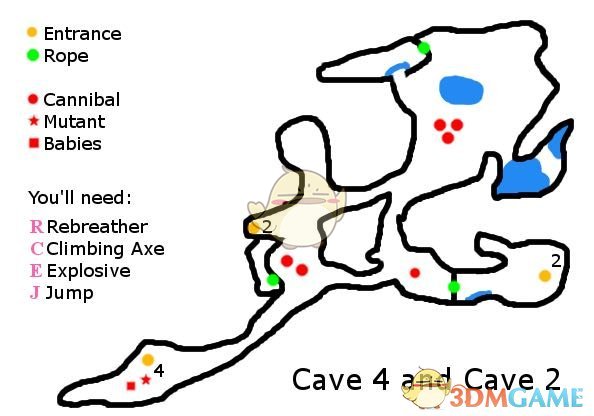 《森林》悬吊洞穴内部地图及盘点分享