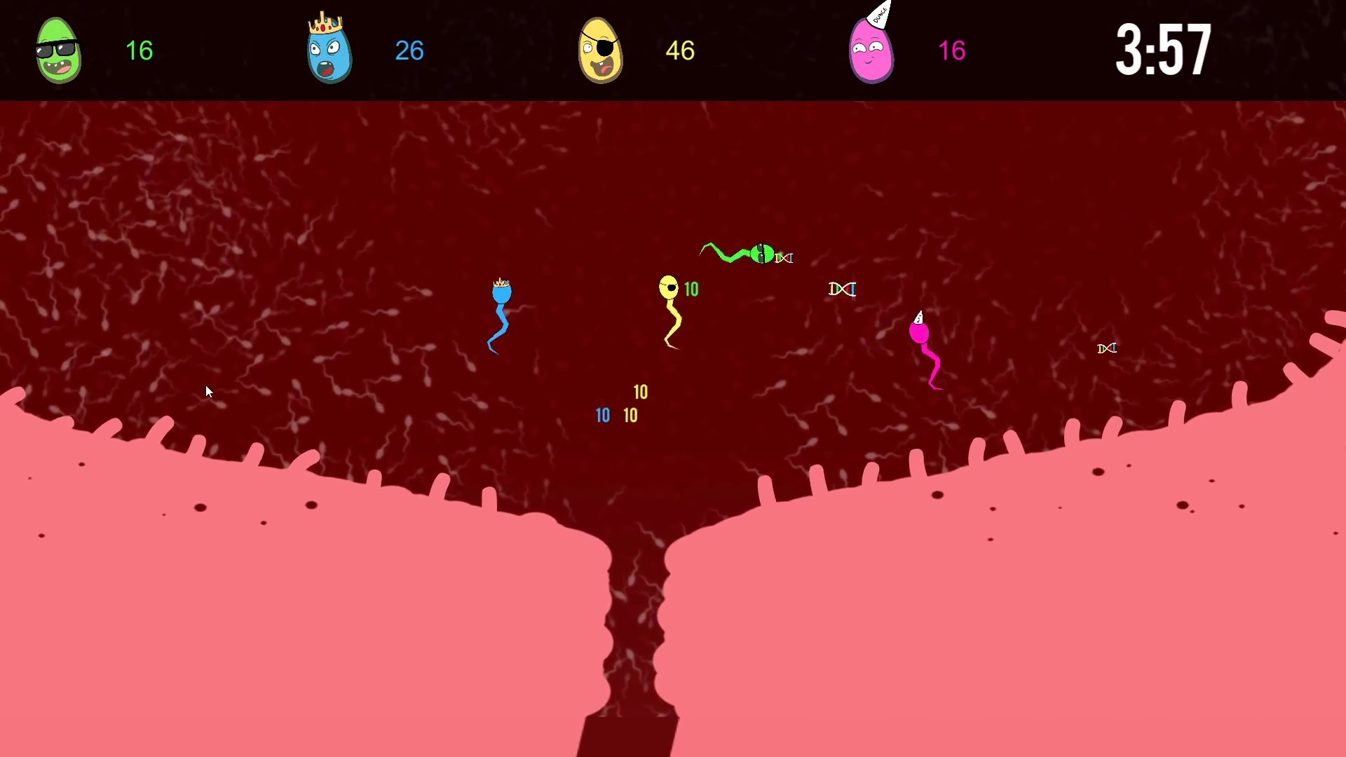 性教育游戏《子宫争霸》上架Steam 扮演精子卵子