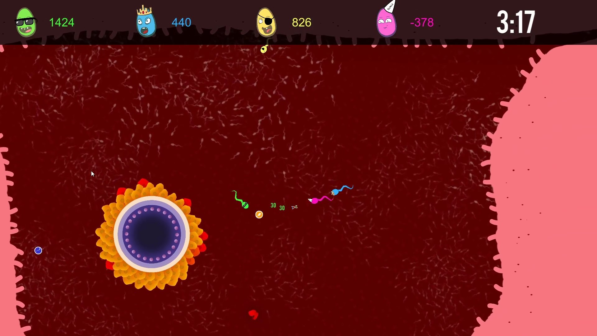 性教育游戏《子宫争霸》上架Steam 扮演精子卵子