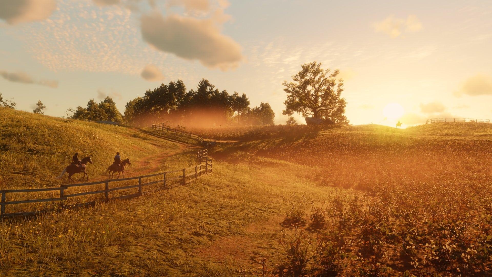 《荒野大镖客2》PC版光追Mod演示 画面更美了