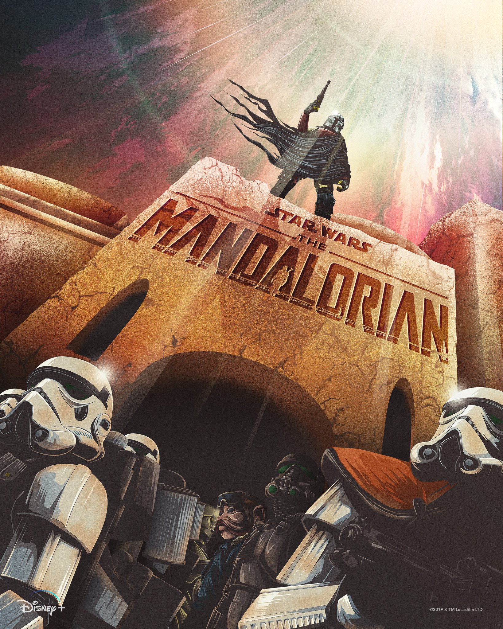 《星球大战：曼达洛人》新海报释出 曼达洛人占领高地