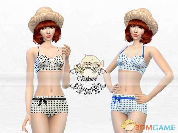 《模拟人生4》可爱高腰比基尼MOD