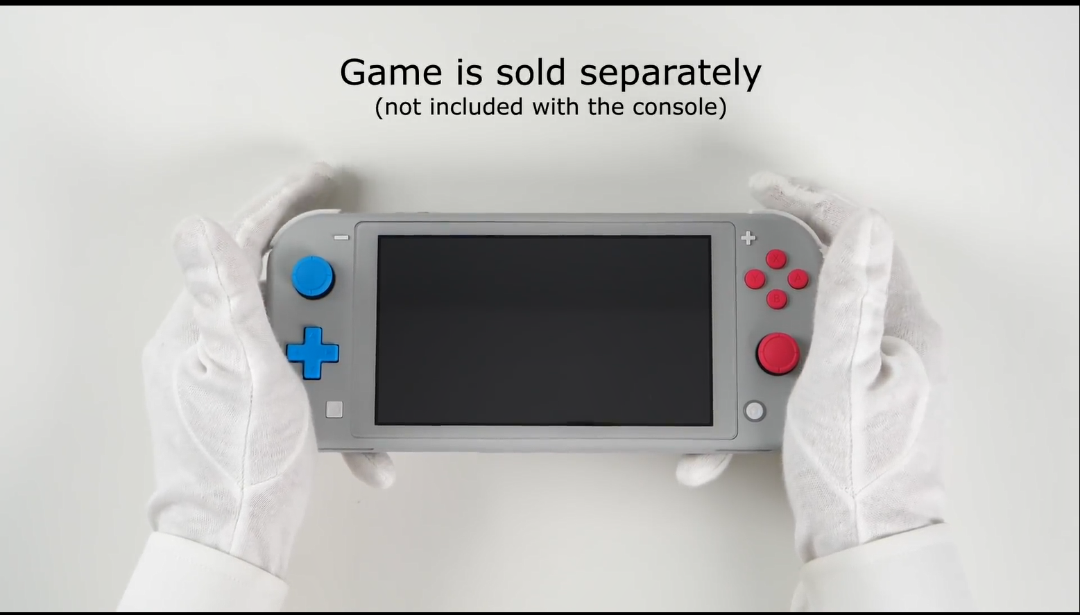 《宝可梦剑盾》限定款Switch Lite开箱 红蓝按键它香么？
