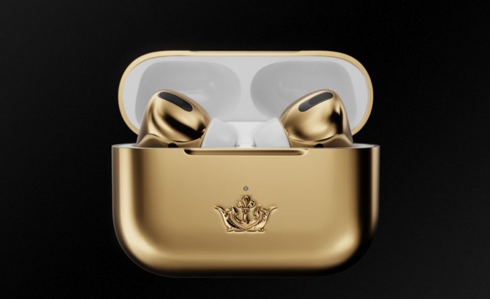真正独一无二 奢侈品牌推出黄金版AirPods Pro耳机