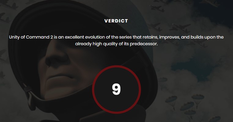 《统一指挥2》获得媒体9分评价：是该系列出色的进化作品
