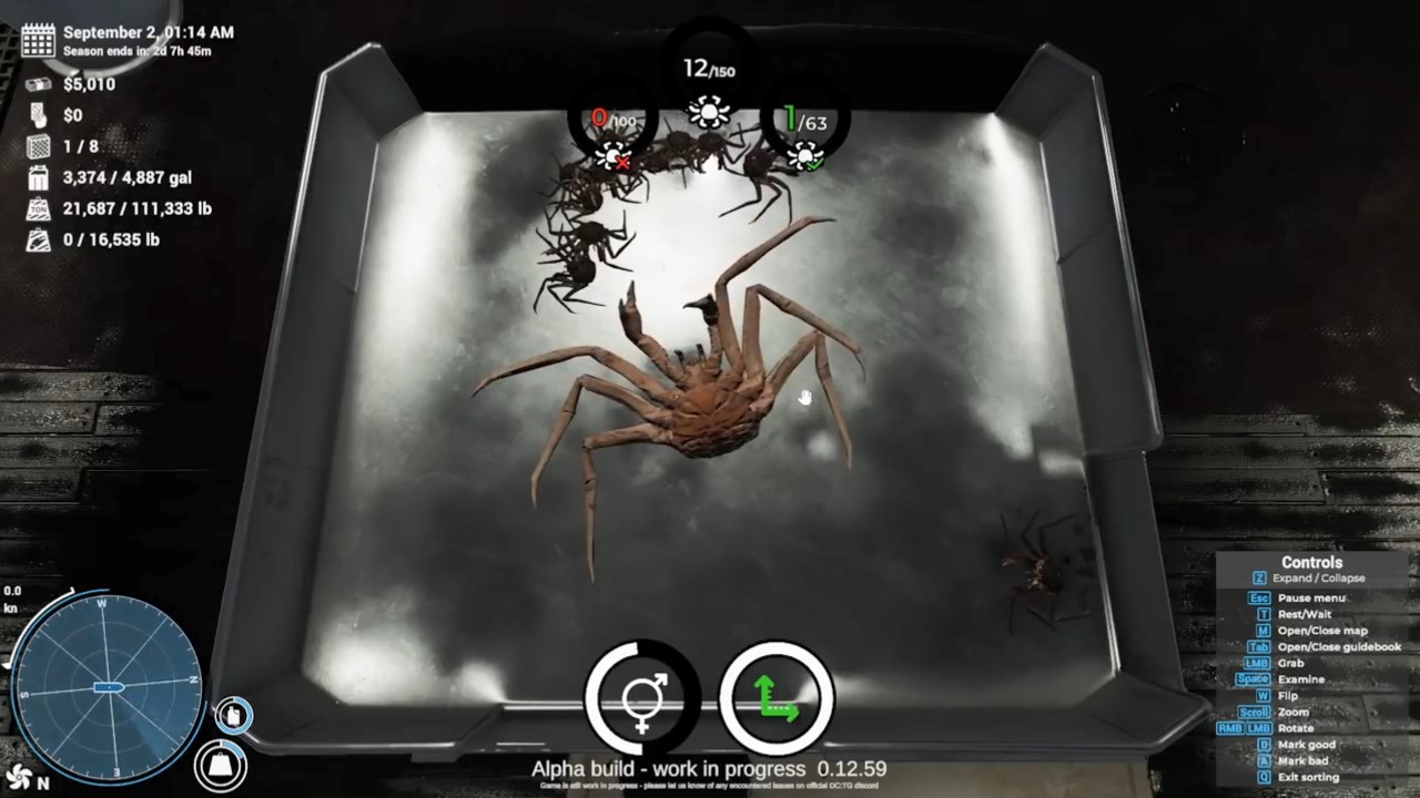 《致命捕捞：游戏版》实机演示 螃蟹都是我的！