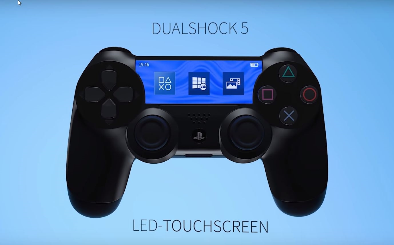 零售商发布PS5主机与DS5手柄概念设计 OLED屏激进