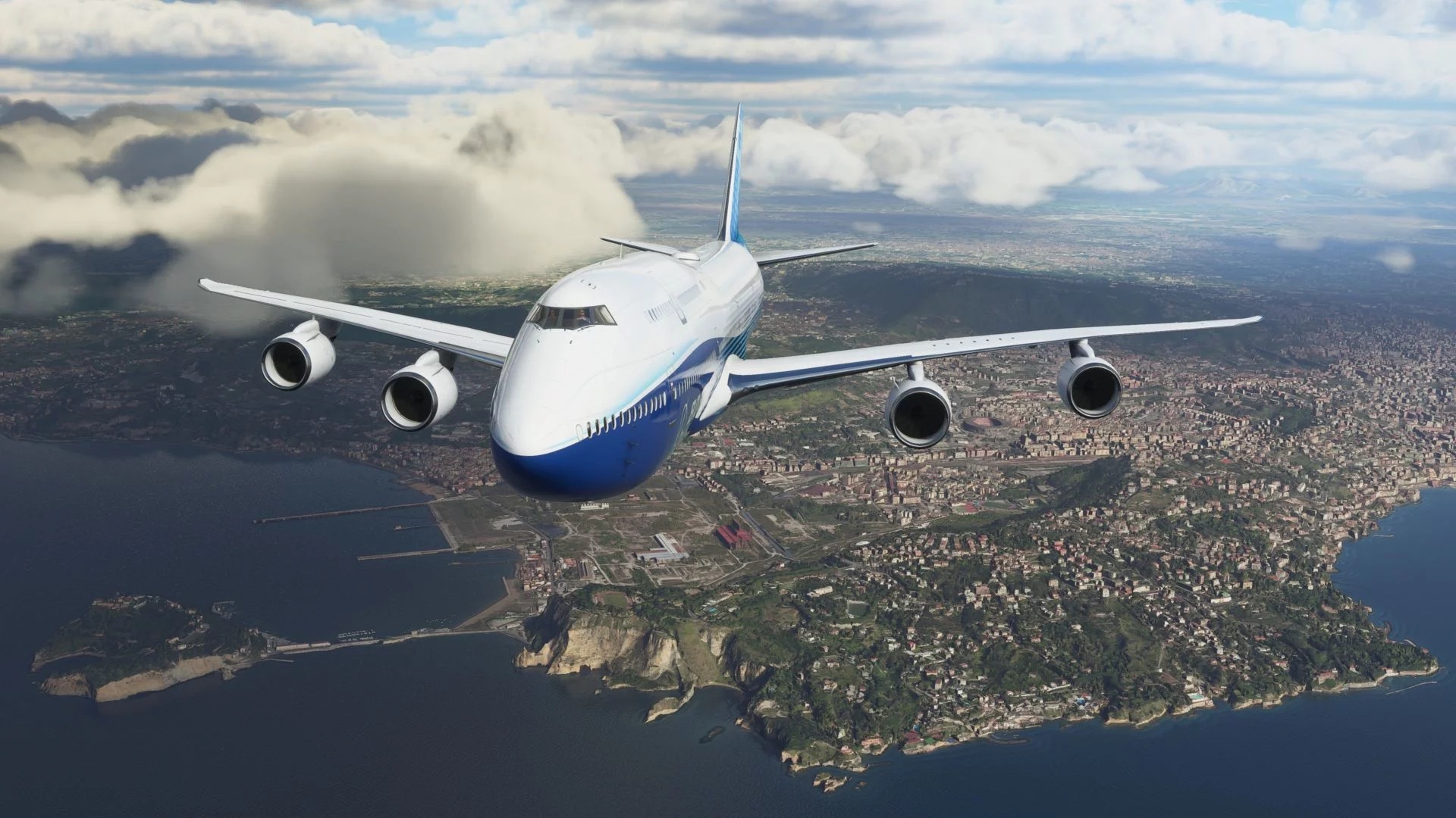 X019：《微软飞行模拟》新预告 蓝天白云驾机翱翔