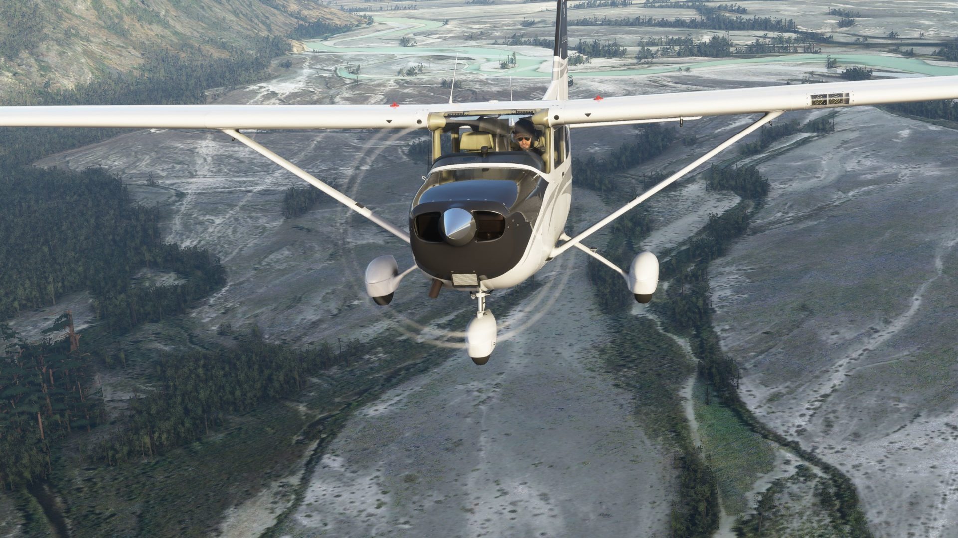 X019：《微软飞行模拟》新预告 蓝天白云驾机翱翔