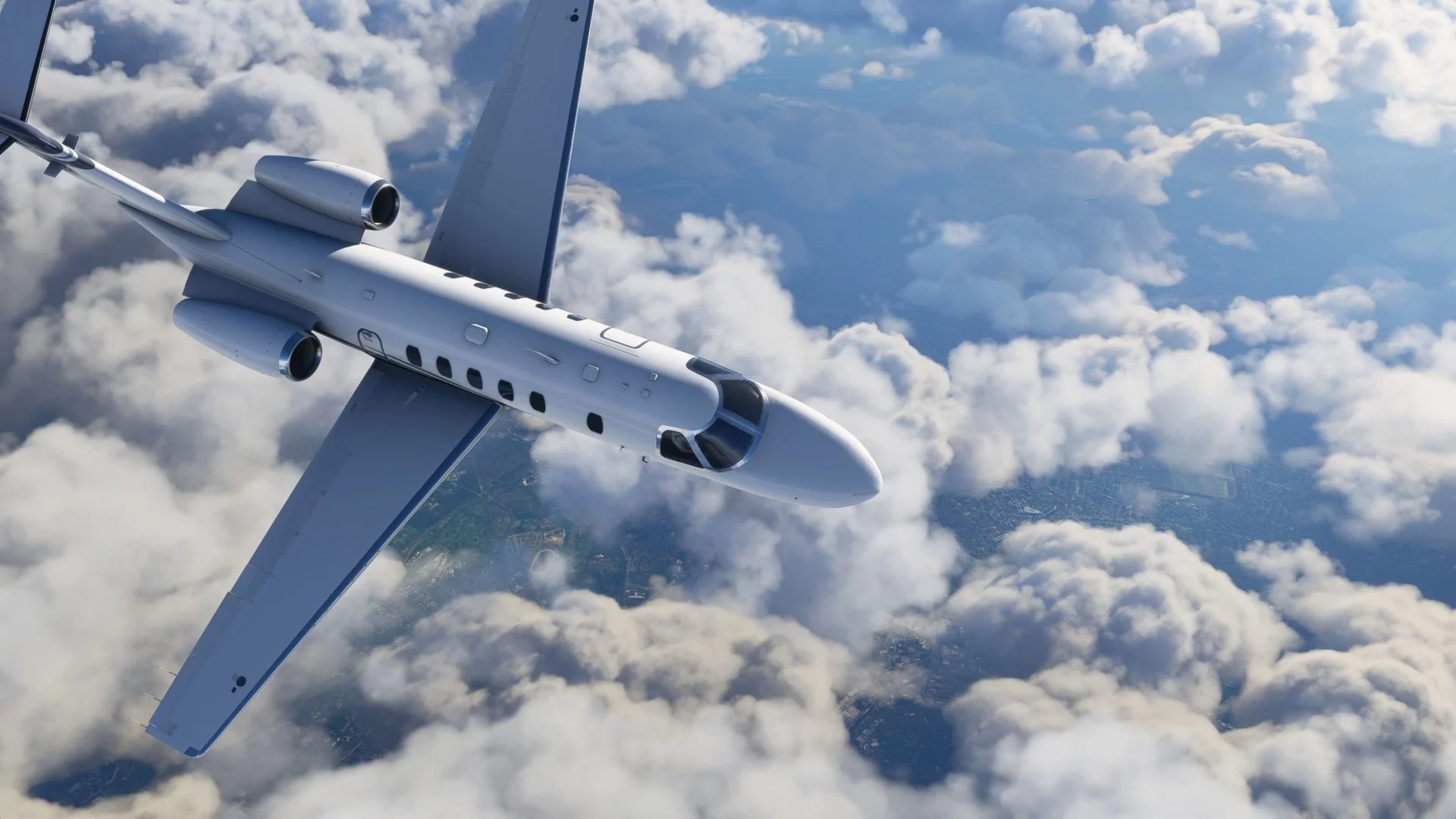 《微软飞行模拟》新截图太美了 蓝天白云驾机翱翔