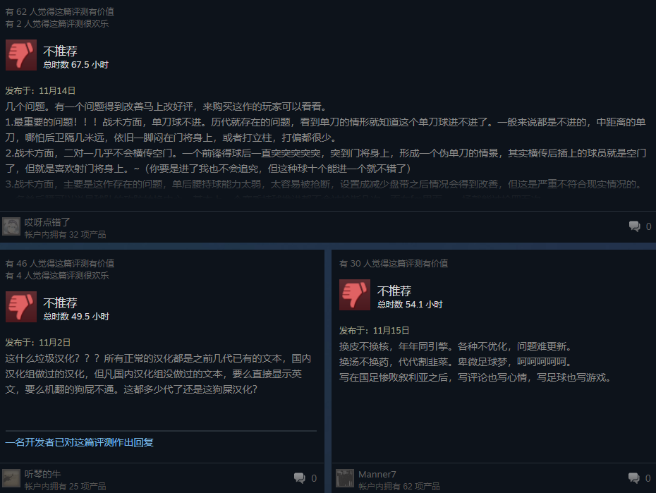 《足球经理2020》今日正式发售 Steam“特别好评”