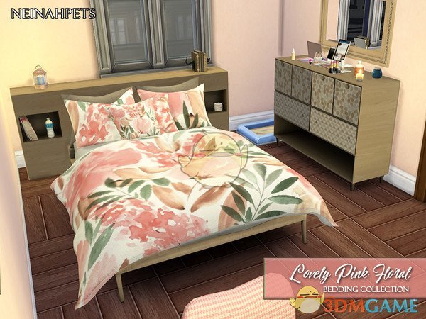 《模拟人生4》可爱粉色床上用品MOD