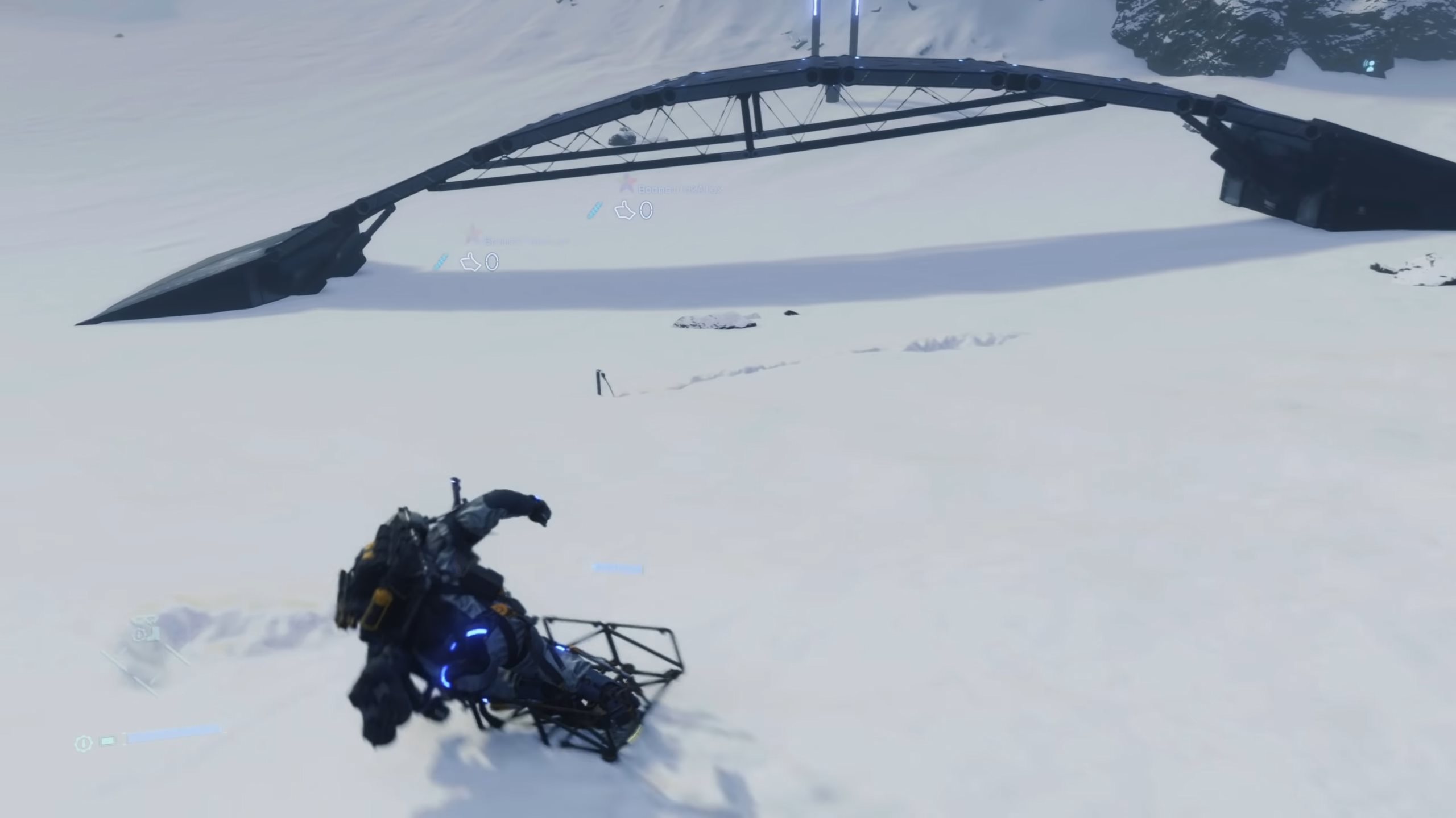 不送快递啦！ 玩家在《死亡搁浅》中打造“滑雪场”
