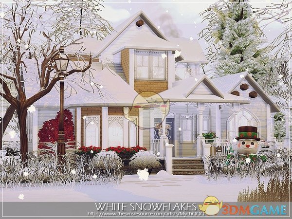 《模拟人生4》圣诞白色住宅MOD