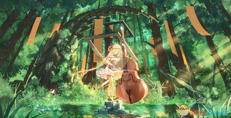 《Wallpaper Engine》林中的大提琴少女动态壁纸