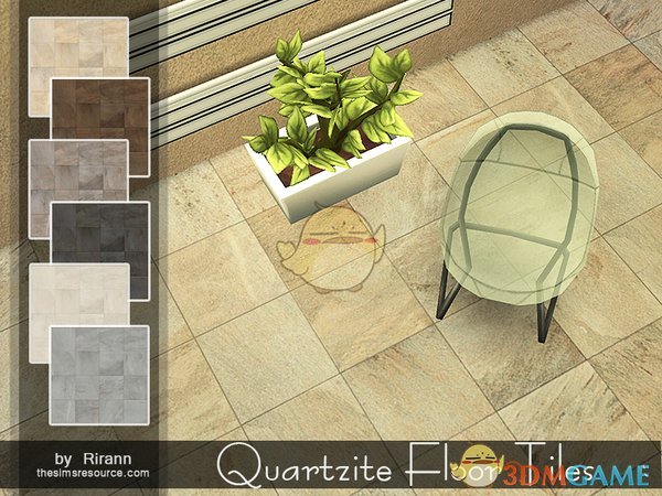 《模拟人生4》时尚瓷砖地板MOD