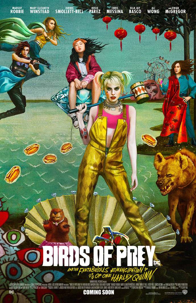 《猛禽小队》国际版海报曝光 小丑女领衔女性超英团队