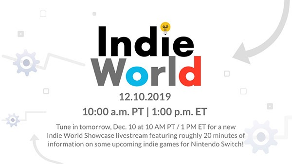 任天堂“Indie World”展示会将于12月11日举行