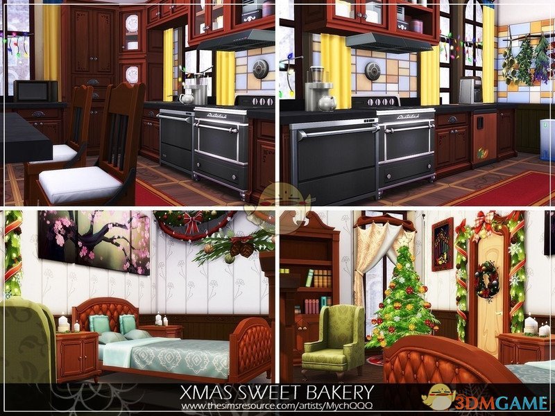 《模拟人生4》圣诞甜饼店MOD
