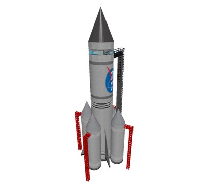 《罗布乐思》航天火箭模型