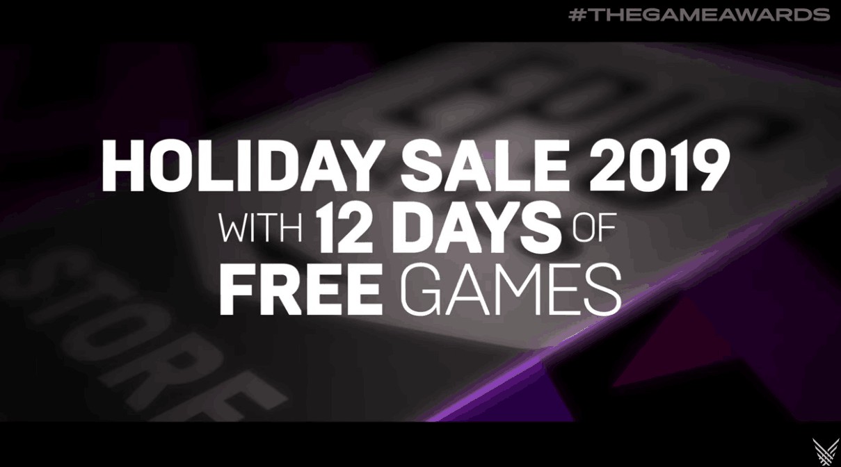 TGA 2019：Epic圣诞促销活动宣布 免费送12天游戏