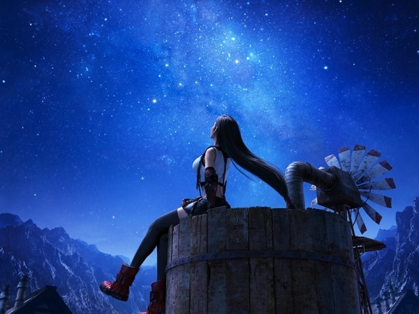 蒂法遥望星空 《最终幻想7：重制版》新截图展示