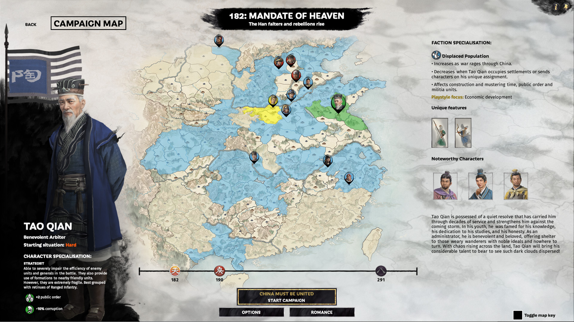 《全面战争：三国》陶谦DLC上架Steam 1月16日发布