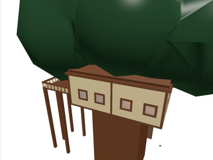 《罗布乐思》树顶房屋模型