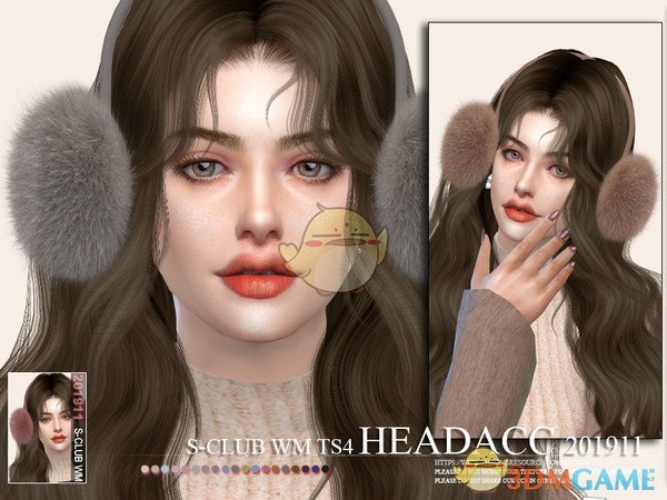 《模拟人生4》女性毛绒耳罩MOD