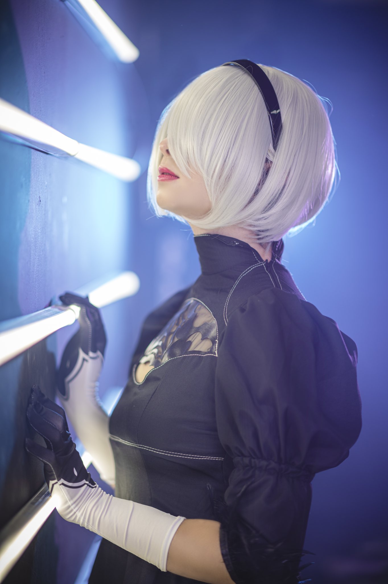 女装大佬Sneaky Cos《尼尔：机械纪元》2B 太诱惑了