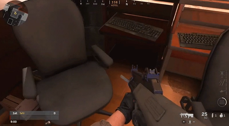 《COD16》玩家角色又突然暴毙 这次凶手竟然是椅子？