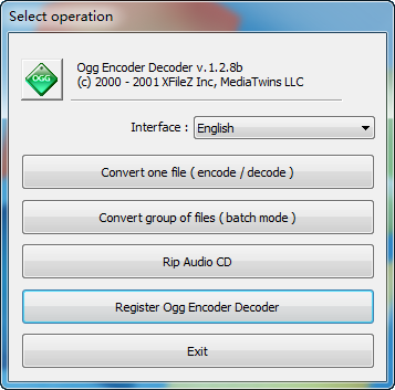 《OGG Encoder Decoder》官方版