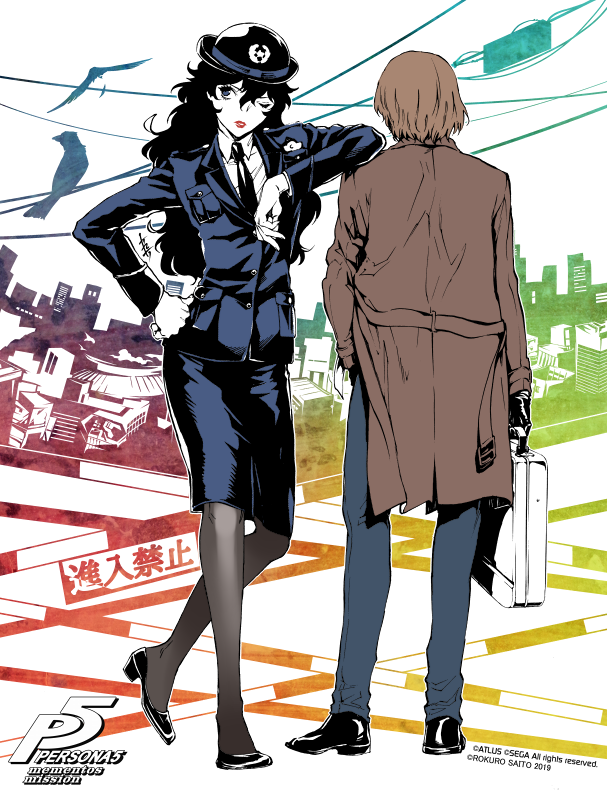 女装雨宫莲亮相《P5》漫画 你喜欢这种妩媚警官么？