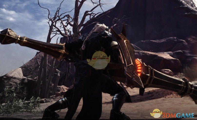 《怪物猎人：世界》钢龙长枪制式风盾牌MOD