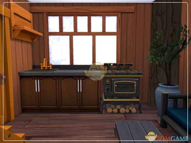 《模拟人生4》冬季小木屋MOD