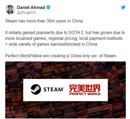 Steam统计：简体中文占有率首超英语 成最大语系市场