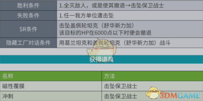 《超级机器人大战X》第3话海蓝结晶的少女SR攻略