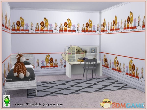《模拟人生4》儿童房可爱墙纸MOD