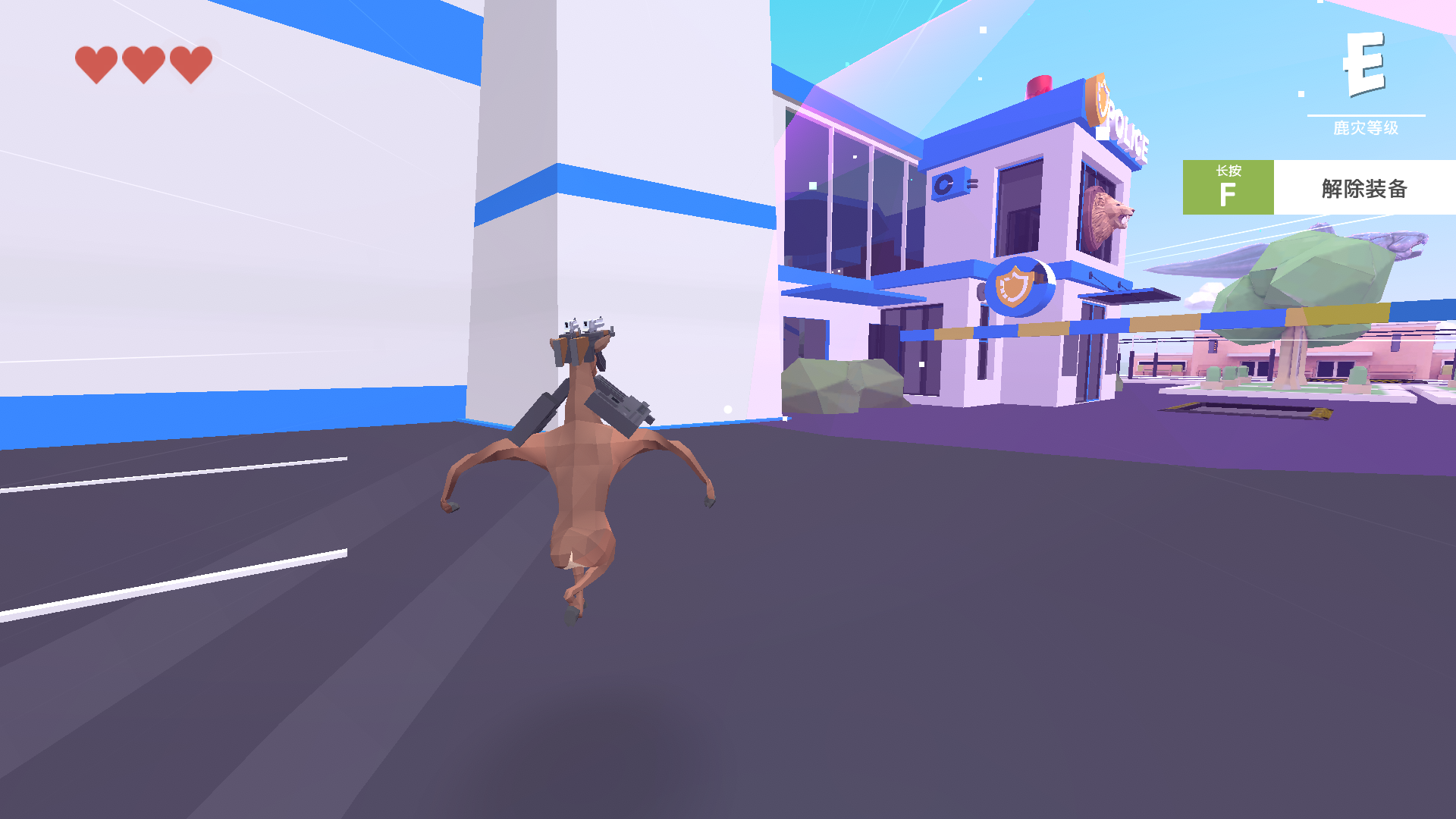 横冲直撞的野鹿，成了新动物模拟游戏的主角