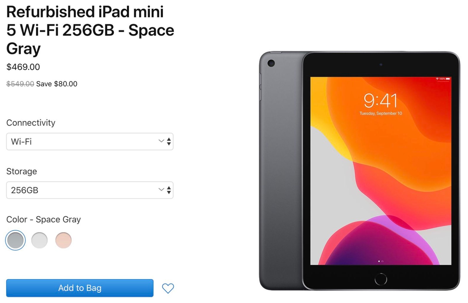 苹果上架平易近翻2019 iPadAir战Mini5 便宜555元起