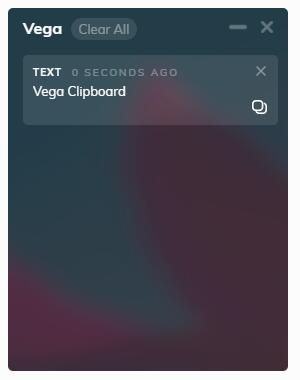 《Vega Clipboard》剪贴板管理工具64位版
