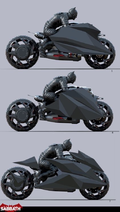 《蝙蝠侠》新做“蝙蝠摩托”制型饱露 去自被砍游戏
