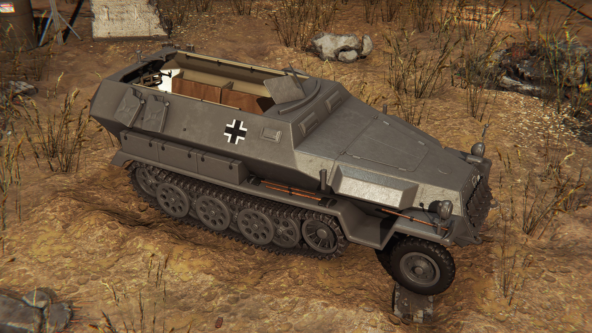 维修二战受损坦克 《坦克维修模拟》2月21日正式发售