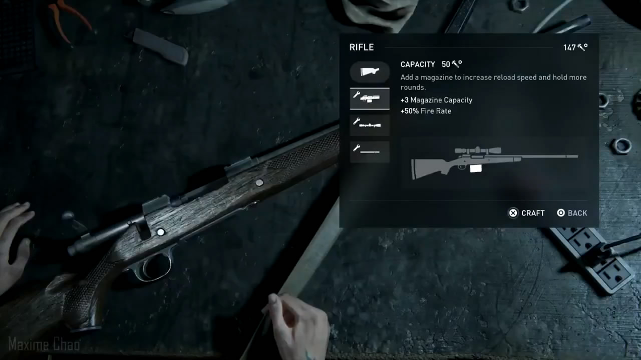 《最后的生还者2》短视频公布 枪械改装系统曝光