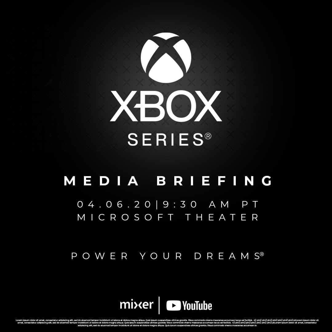 为梦筑力 网传微硬4月6日举办次世代Xbox媒体支布会！