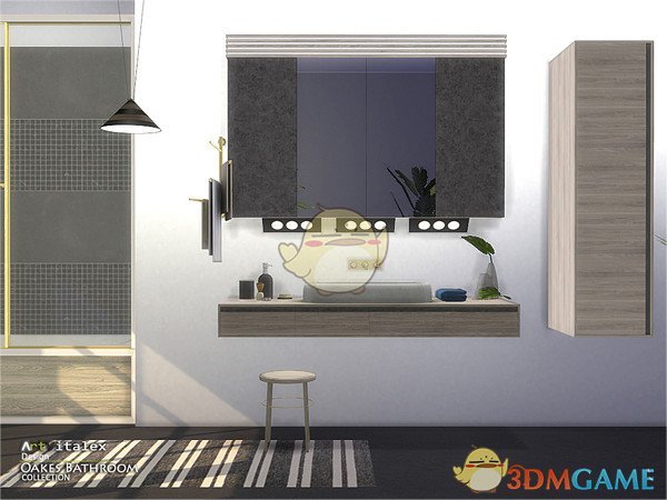 《模拟人生4》简洁浴室家具MOD