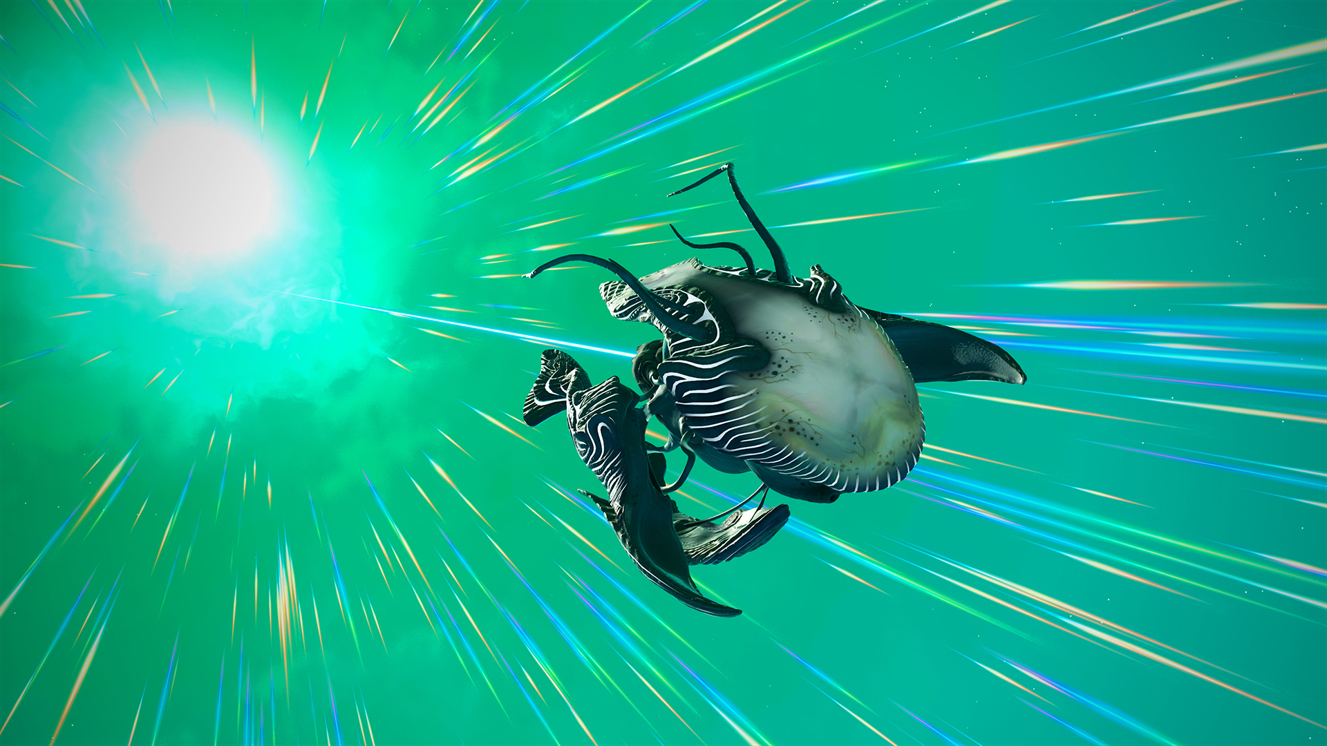 《无人深空》“生物飞船”预告片 稀奇古怪很有趣