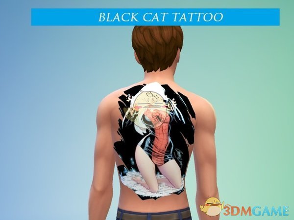 《模拟人生4》猫女男性纹身MOD