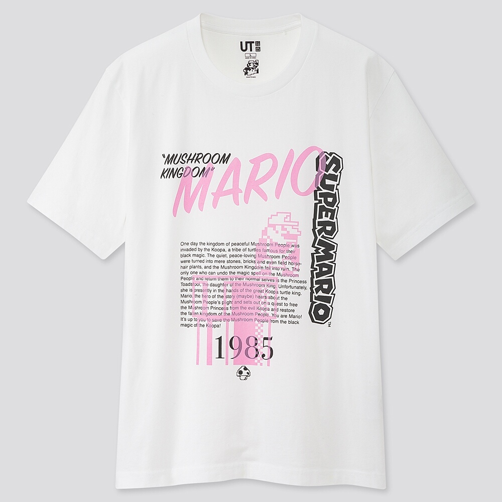优衣库X超级马里奥联动T恤公开 多款精美设计4月发售